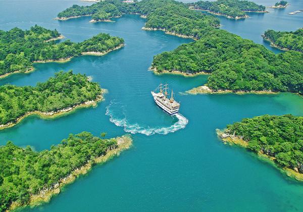 【福岡地区発着】させぼ花園と翡翠色の九十九島遊覧クルーズと食べると縁起がいい春告魚料理2